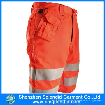 Großhandel Mens 6 Pocket Hi Vis Orange Cargo 3/4 Hosen